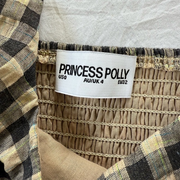 Princess Polly Black and White Gingham Maxi Dress - Picture 3 of 9